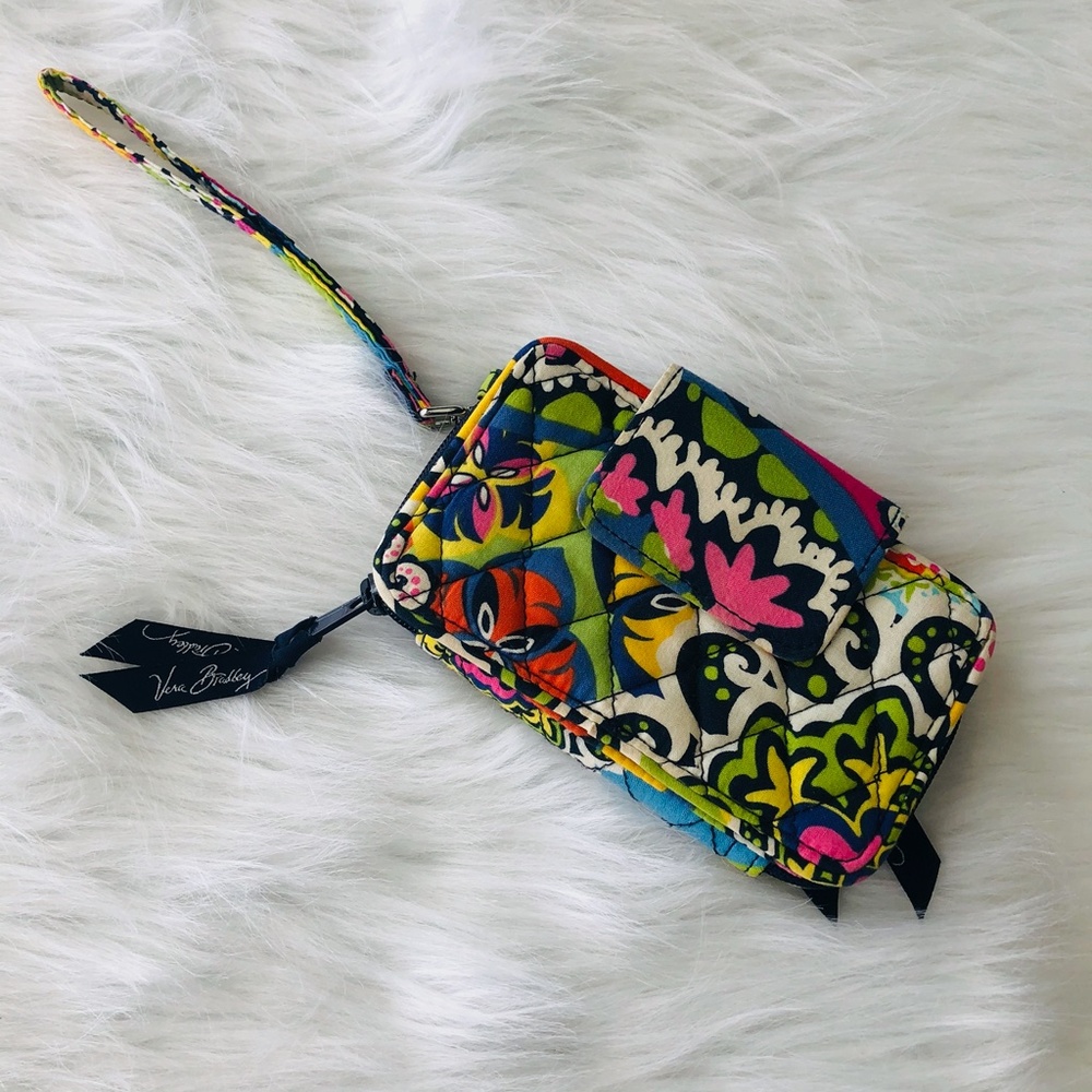 Vera Bradley Wristlet Rio Zip Around Pockets